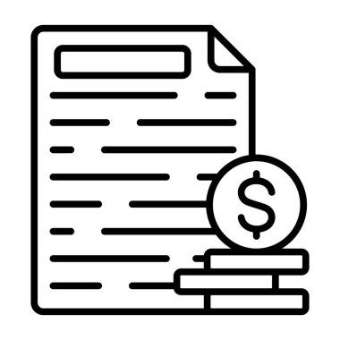 Bill Doları simgesi, taslak biçimi