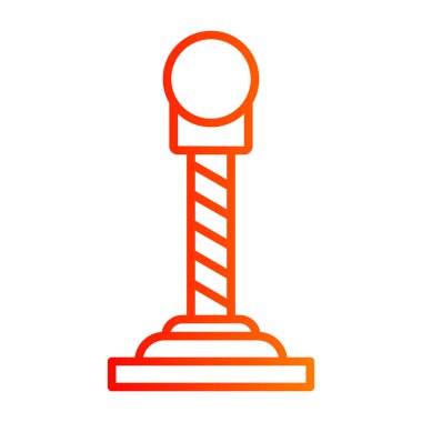 Meşale simgesi vektör illüstrasyonu