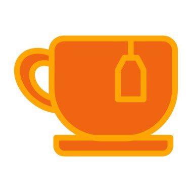 Beyaz arkaplanda turuncu sabıka simgesi, vektör illüstrasyonu