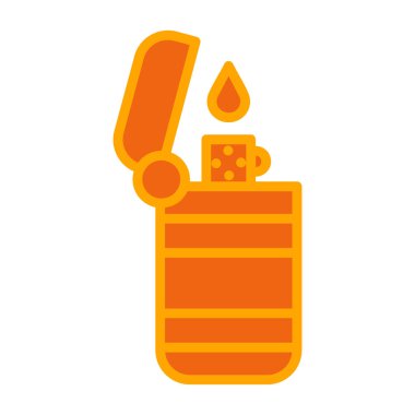 Petrol ikonlu yağ fıçısı. Düz dizayn. vektör illüstrasyonu.