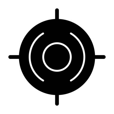 hedef simge, vektör illüstrasyonu