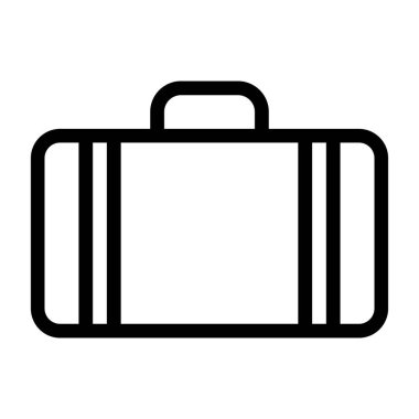 evrak çantası ikonu vektör illüstrasyonu