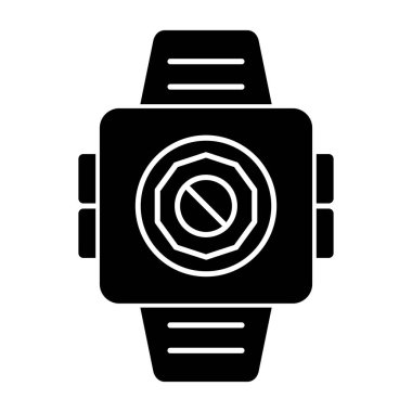 smartwatch saat simgesi, basit biçim