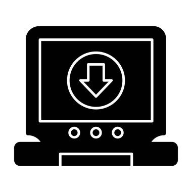 Vektör glyph düz simgesi indir