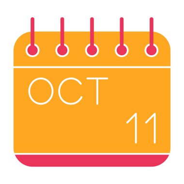 Takvim simgesi. vektör illüstrasyonu