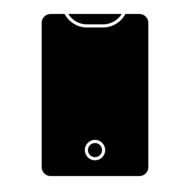 bir ses etiketi simgesi. düz tasarım