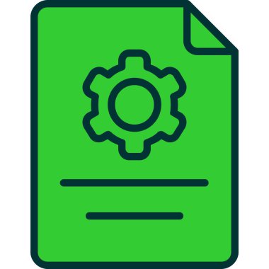 Dosya simgesi, vektör illüstrasyon tasarımı