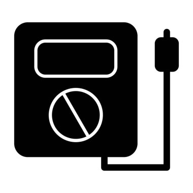 Test web simgesi, vektör illüstrasyonu