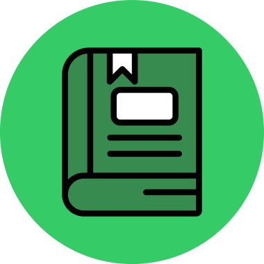 belge simgesi vektör illüstrasyonu