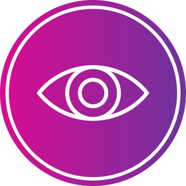 Web simgesine bak, vektör illüstrasyonu