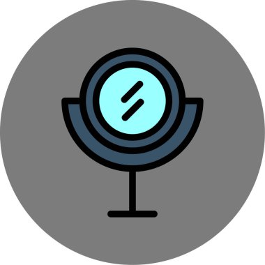 mikrofon simgesi vektör illüstrasyonu