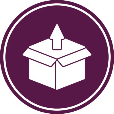 Teslimat kutusu. Web simgesi