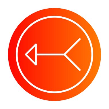 ok simgesi vektör illüstrasyonu