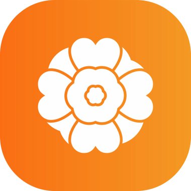 Çiçek vektör simge işareti simge vektör çizim kişisel ve ticari kullanım için..