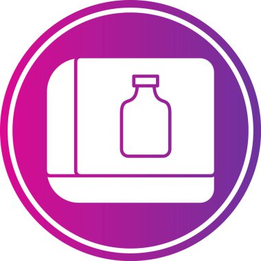 Bir kavanoz simgesinin vektör illüstrasyonu