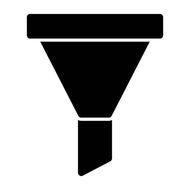 Filtre web simgesi, vektör çizim