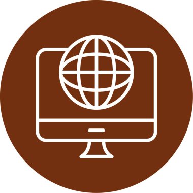 seo modern simgesinin vektör illüstrasyonu