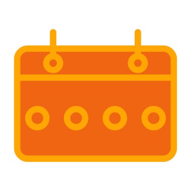 Takvim simgesi, vektör çizimi