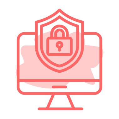 ikon vektör illüstrasyonunu kilitle