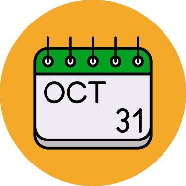 Takvim simgesi tasarımı, vektör illüstrasyonu