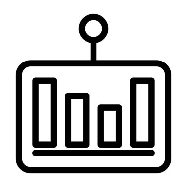 grafik ikonu vektör illüstrasyonu