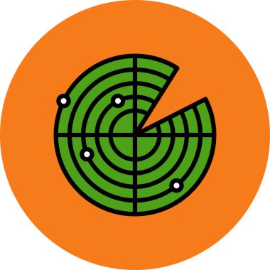 Gıda simgesinin vektör illüstrasyonu