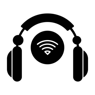 müzik çalar ikon vektör illüstrasyonu