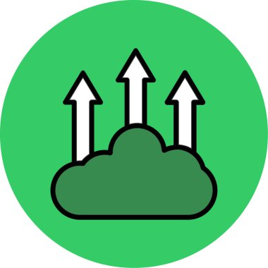 Bulut simge vektör çizim indir