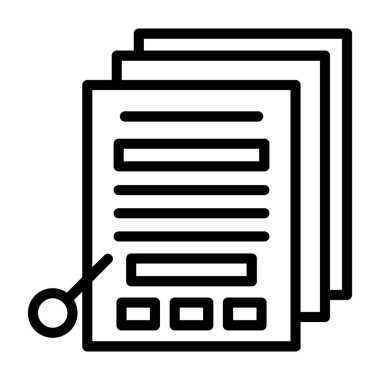 Belge simgesi, özet biçimi