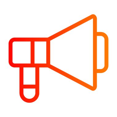 megafon ikonu. vektör simgesi