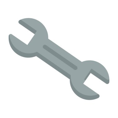 Beyaz arka plan üzerinde Wrench kutsal kişilerin resmi