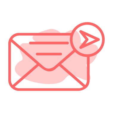 Posta simgesinin vektör illüstrasyonu