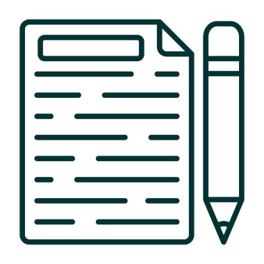 kağıt sayfa simgesi vektör illüstrasyon tasarımı