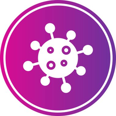 Virüs. Web simgesi basit illüstrasyon