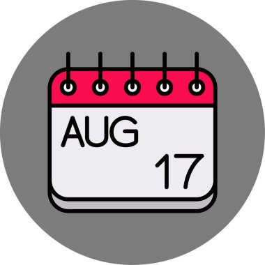 takvim simgesini, basit vektör çizim