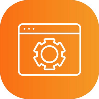 Vektör ayarı Simge illüstrasyonu