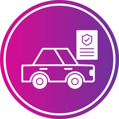 Belge simgesinin vektör illüstrasyonu