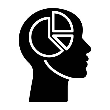 İçinde insan kafası olan siluet adam kafası.