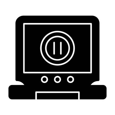 bilgisayar simgesi vektör illüstrasyonu