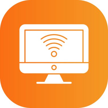 wifi simgesi vektör illüstrasyonu.