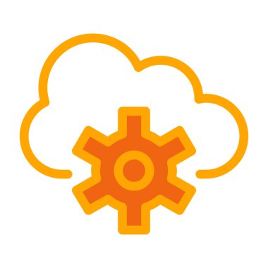 dişli simgesi vektör illüstrasyonu