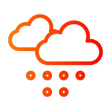 bulut simgesi, vektör illüstrasyonu