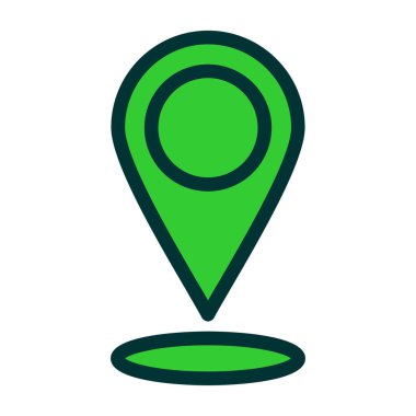 harita pin vektör simgesi