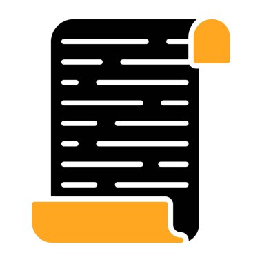 belge simgesi vektör illüstrasyonu