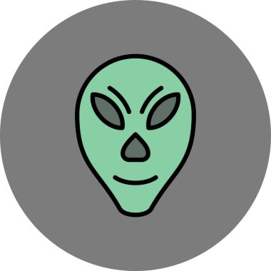 ufo. Web simgesi basit illüstrasyon