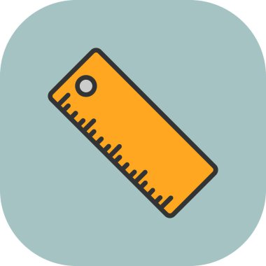 Cetvelin vektör simgesi