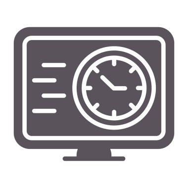 Alarm saat vektör simgesi