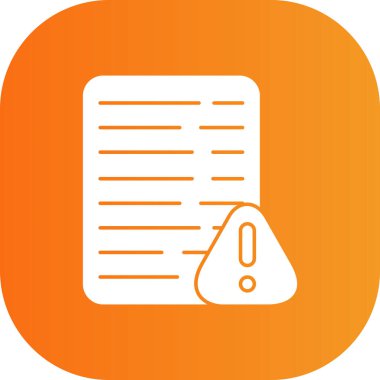 belge simgesi vektör illüstrasyonu