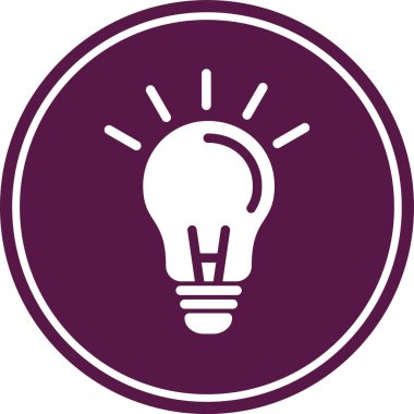 Bir fikrim var. Web simgesi basit tasarım