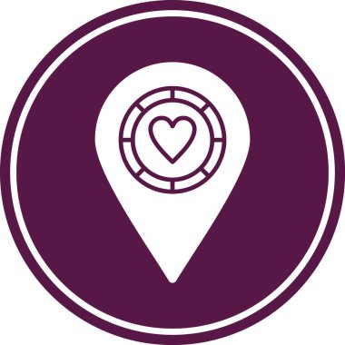 harita işaretleyici konum simgesi vektör illüstrasyon tasarımı